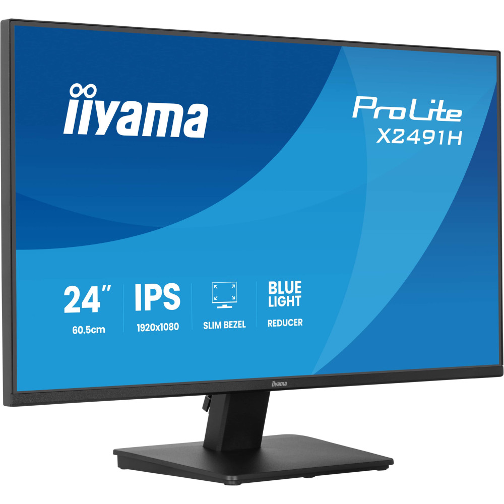 ÉCRAN IIYAMA PROLITE X2491H-B1 23.8" FHD 120Hz IPS 1ms HDMI/DP 2x HAUT PARLEUR