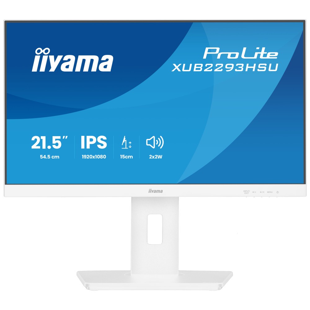 ÉCRAN IIYAMA XUB2293HSU-W7 21.5" 100Hz IPS HDMI/DP/HUB-USB PIVOTANT / HAUT PARLEUR