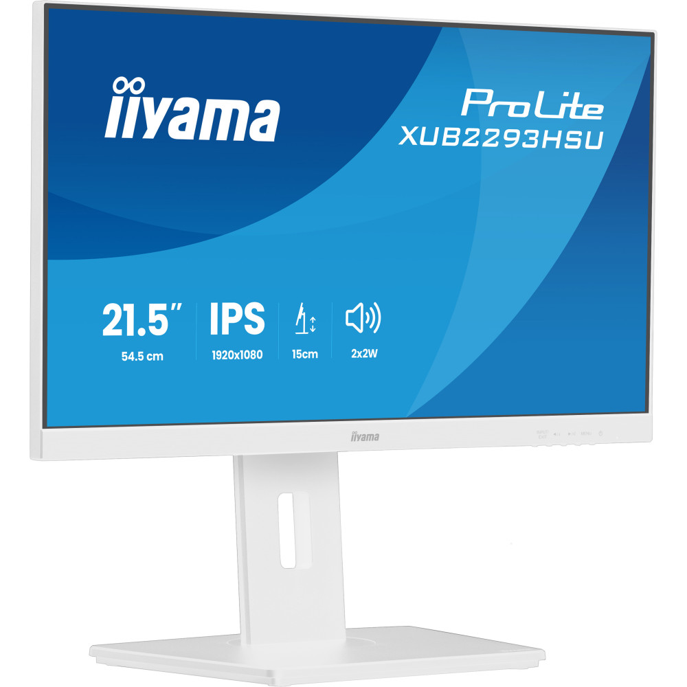 ÉCRAN IIYAMA XUB2293HSU-W7 21.5" 100Hz IPS HDMI/DP/HUB-USB PIVOTANT / HAUT PARLEUR