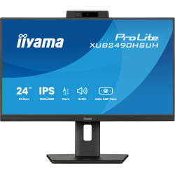 IIYAMA 23.8" 100Hz IPS HDMI/DP/USB WEBCAM PIVOTANT / 2x HAUT PARLEUR