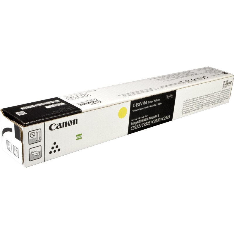 Toner D'Origine Laser Canon C-EXV 64  / Yellow