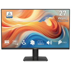 Écran MSI PRO MP275Q E14 27" WQHD 2K IPS 144Hz 1ms HDMI/DP + HAUT PARLEUR | NOIR