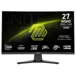 Écran Gaming MSI CURVED MAG 275CQF E18 27" WQHD 2K VA 180Hz 0.5ms 2HDMI/DP / Noir