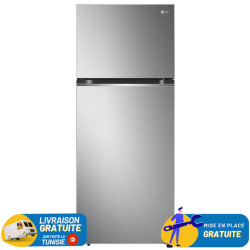 Réfrigérateurs Inverter LG  / 410 Litres / No Frost / Platinum Silver