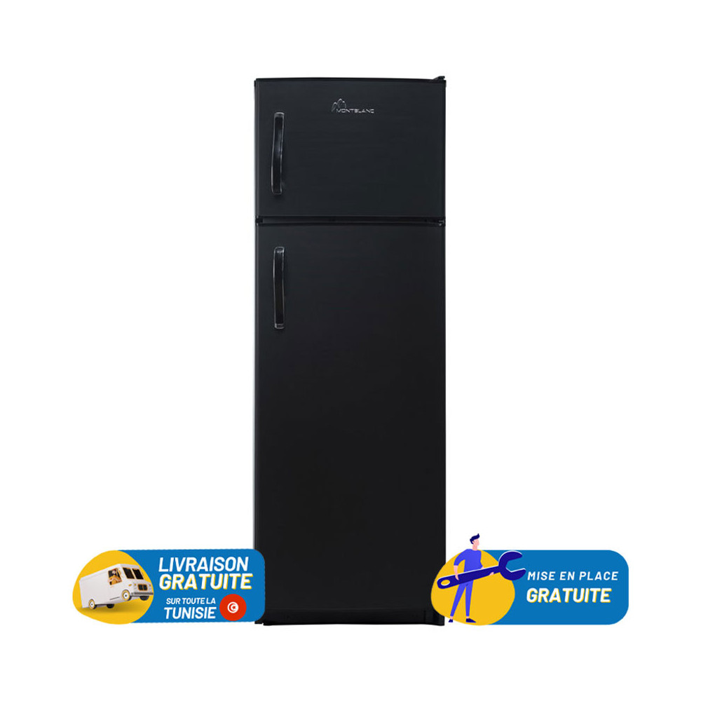 Réfrigérateur MontBlanc F35.2 300L / Noir + Livraison +Installation et Mise en Place Gratuites