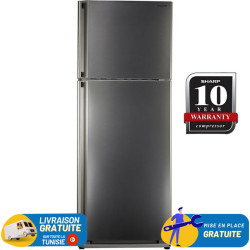 Réfrigérateur Sharp Double portes No Frost 425 Litres / SJ-48C-ST / inox