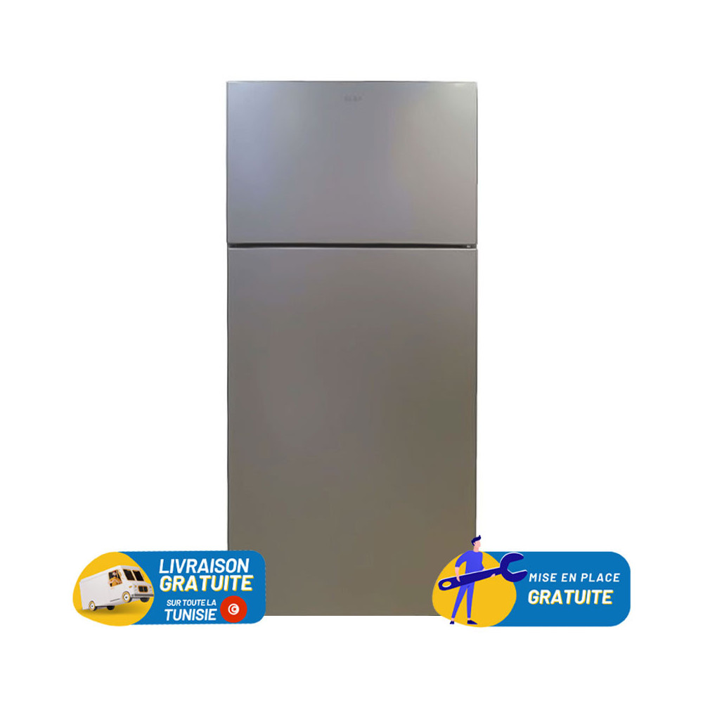 Réfrigérateur SABA No Frost Double Portes 543 Litres / Silver