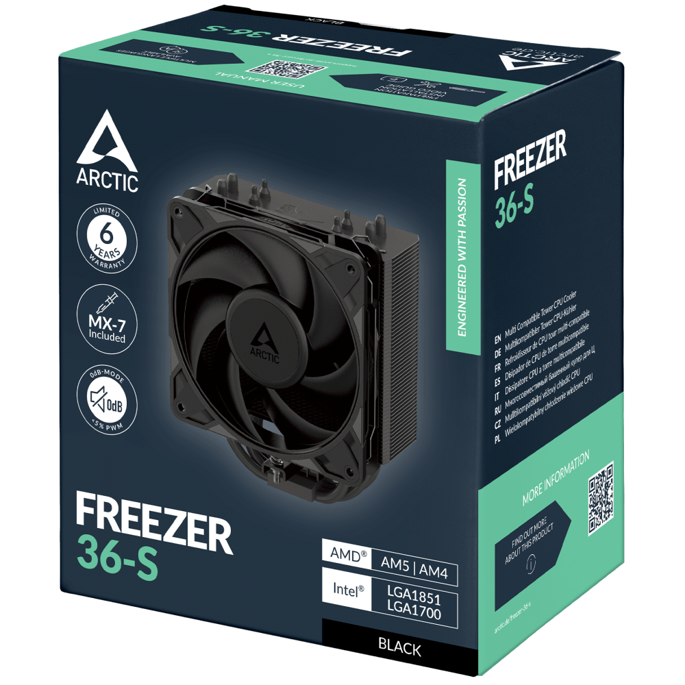 Refroidisseur de processeur Arctic Freezer 36 SI / Noir