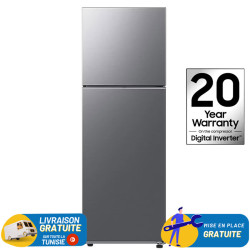Réfrigérateur Samsung No Frost INVERTER Double Portes 308 Litres Silver