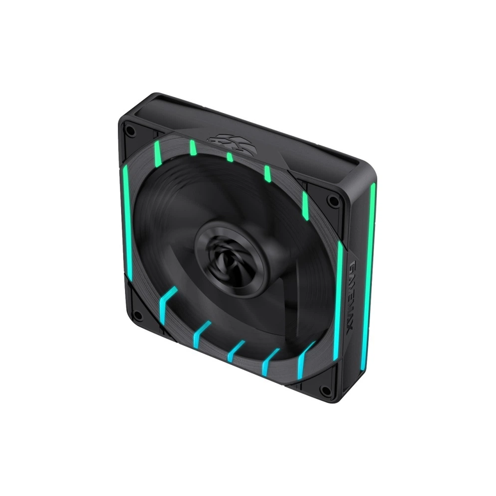 Ventilateur de boitier Gamemax Tornado T12 / RGB / 12cm / Noir