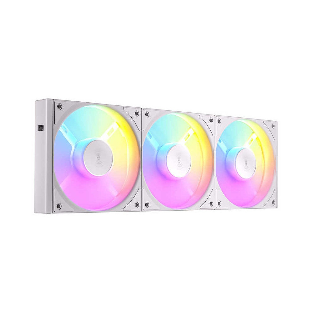 Lot de 3 Ventilateurs de boitier Antec Connect / 12cm / Blanc