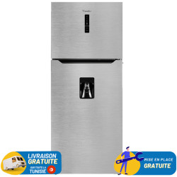 Réfrigérateur Condor No Frost 435 Litres / INOX / Avec Afficheur et Distributeur d'eau