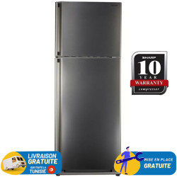 Réfrigérateur NoFrost Sharp SJ-58C-ST / 545L / Inox