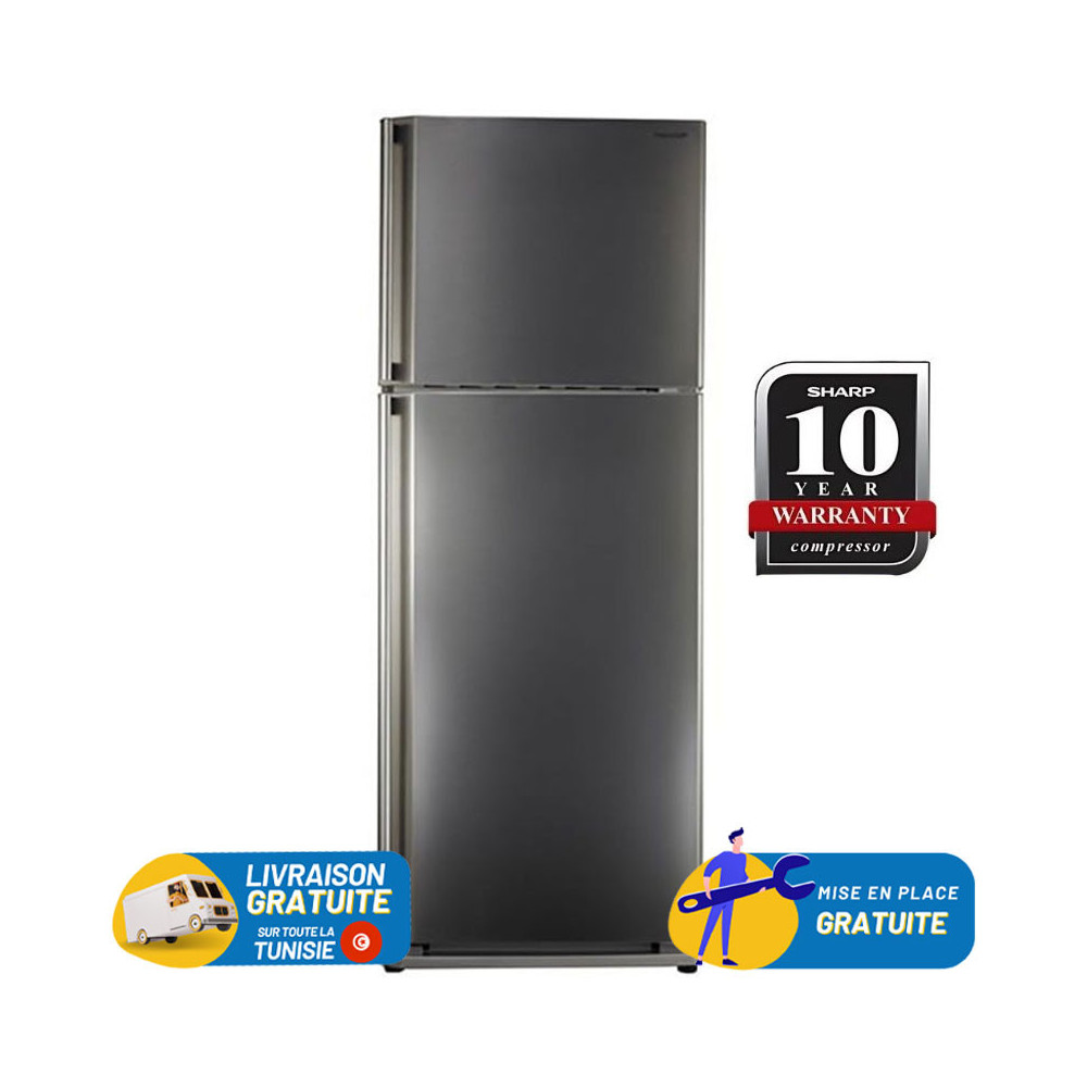 Réfrigérateur NoFrost Sharp SJ-58C-ST / 545L / Inox
