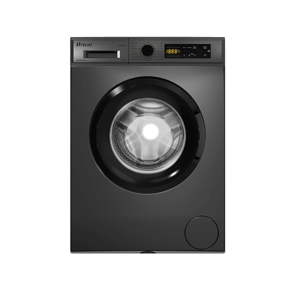 Machine à laver automatique ORIENT 8KG INVERTER / SILVER / OW-F8V01S