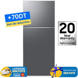 Réfrigérateur Samsung RT42 No Forst INVERTER Double Portes 415 Litres inox