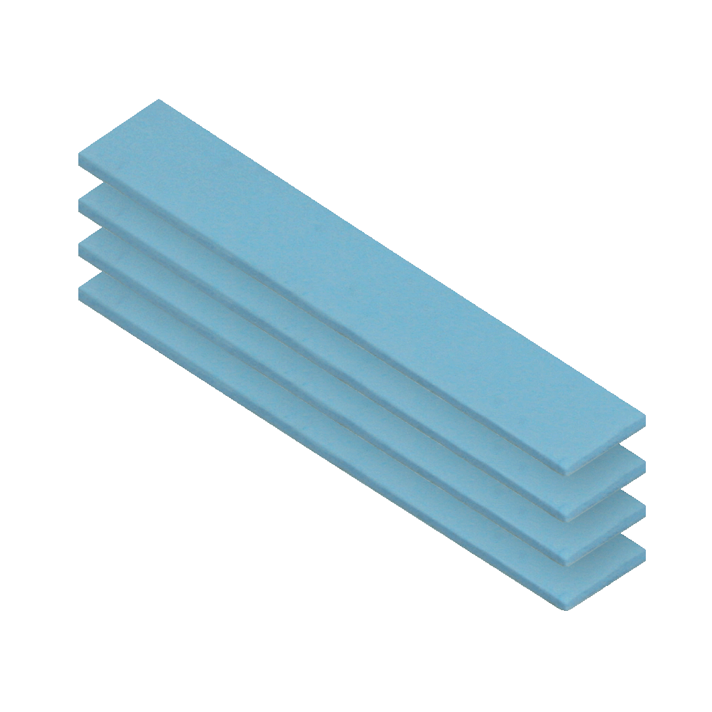 Lot de 4 Pads Thermiques Arctic TP-3 / 120 x 20 x 1.5mm / Bleu