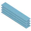 Lot de 4 Pads Thermiques Arctic TP-3 / 120 x 20 x 1.5mm / Bleu