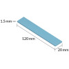 Lot de 4 Pads Thermiques Arctic TP-3 / 120 x 20 x 1.5mm / Bleu