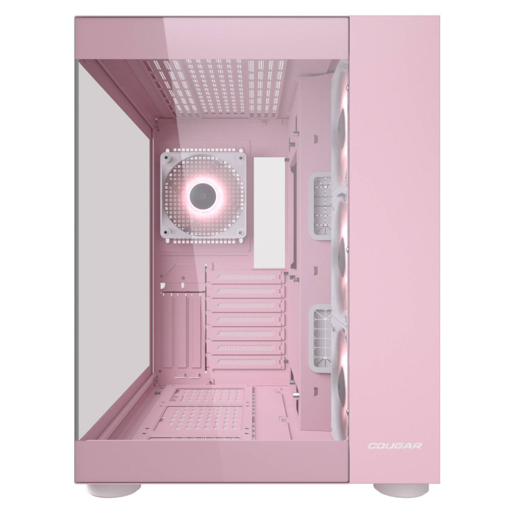Boîtier Gamer Moyen Tour ATX Cougar FV150 RGB avec panneaux vitrés / Rose