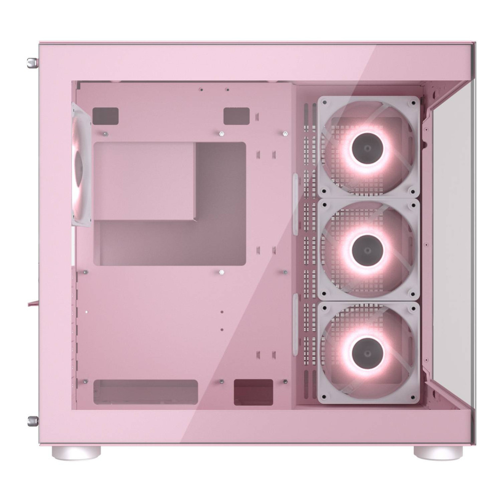 Boîtier Gamer Moyen Tour ATX Cougar FV150 RGB avec panneaux vitrés / Rose