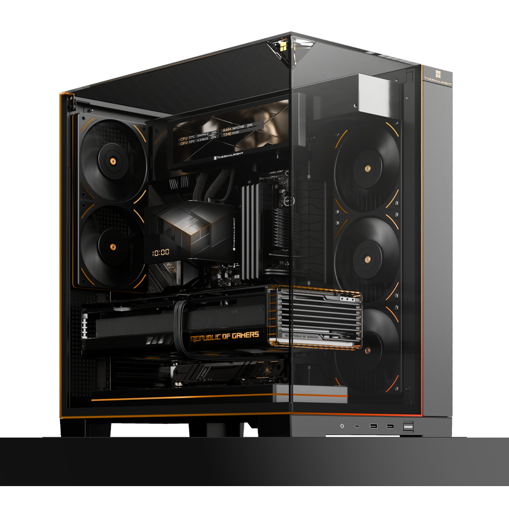 Boitier Moyen Tour ATX Thermalright A70 Vision RGB avec panneaux vitrés / Noir