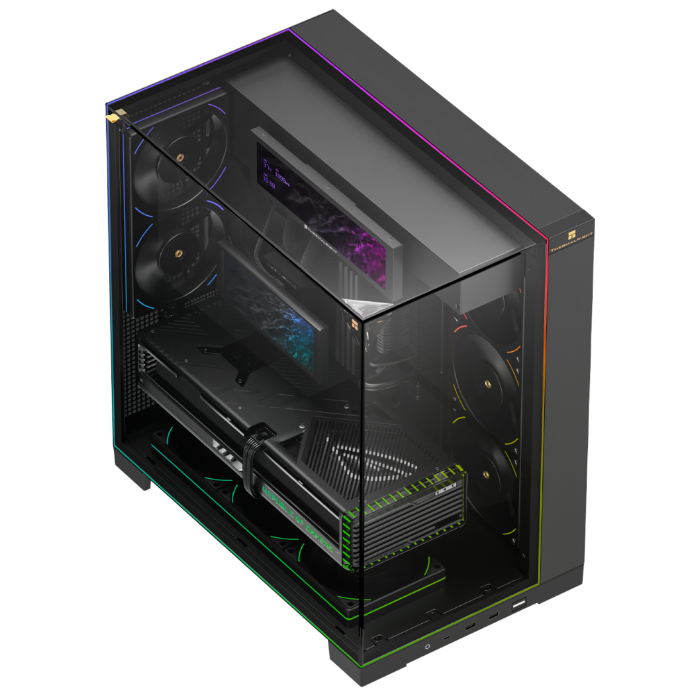 Boitier Moyen Tour ATX Thermalright A70 Vision RGB avec panneaux vitrés / Noir