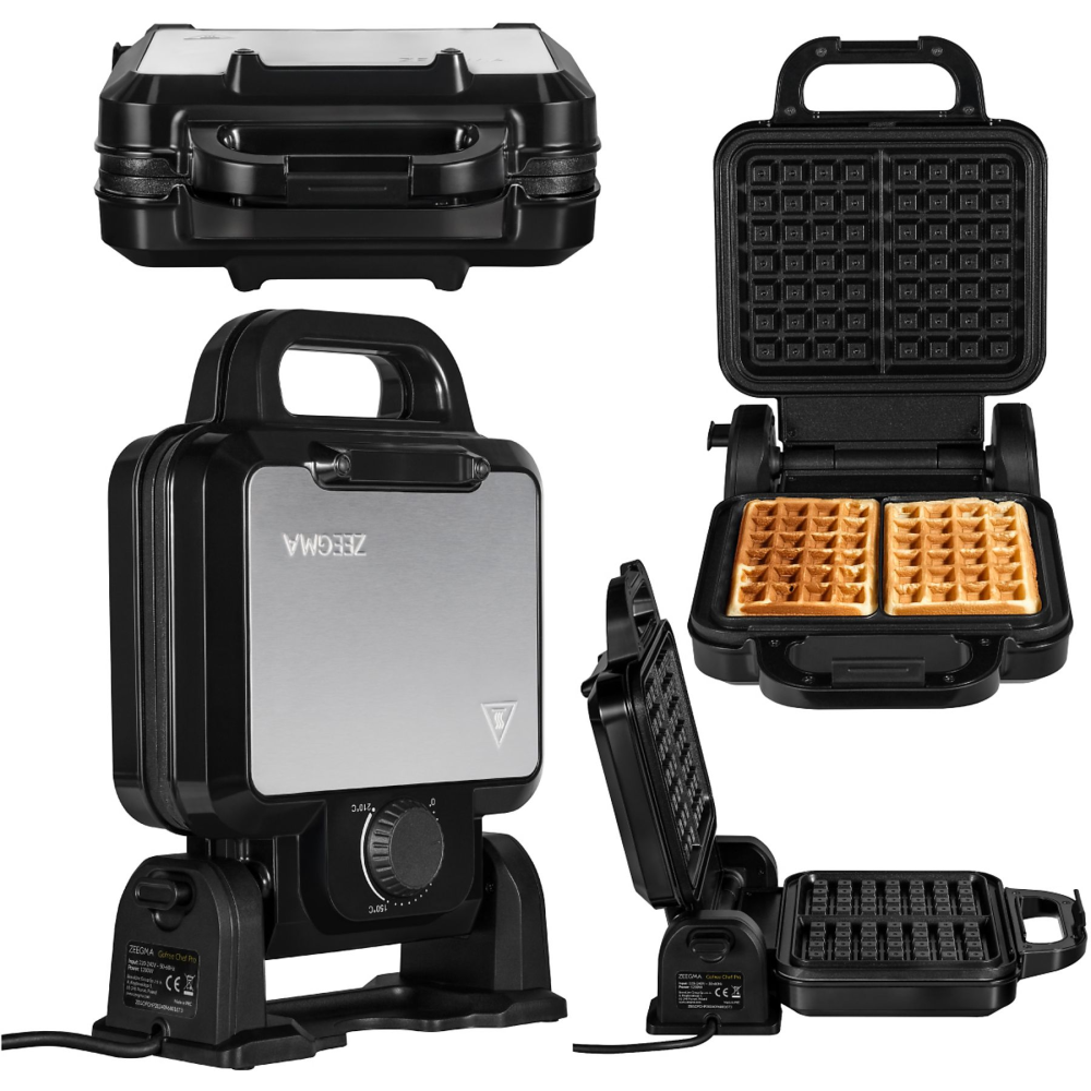 Gaufrier CHEF PRO ZEEGMA 1200W / Noir