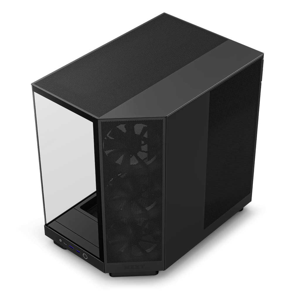 Boitier Moyen Tour ATX NZXT H6 Flow avec panneaux vitrés / Noir