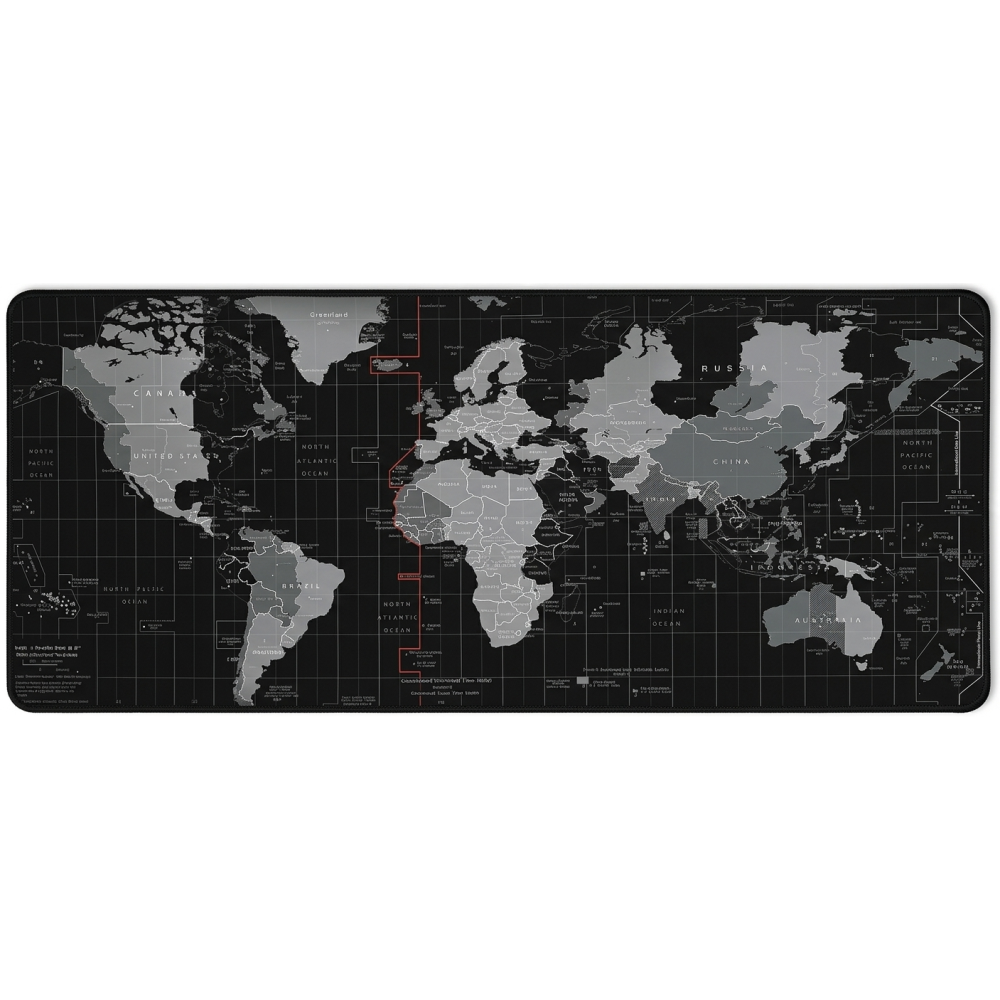 TAPIS DE SOURIS GAMING XXL 40X90 MAP-2