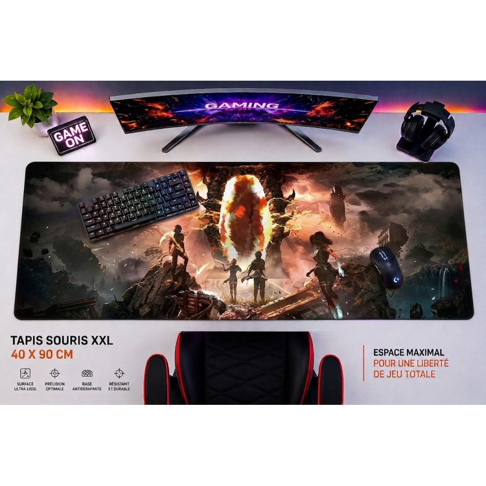 TAPIS DE SOURIS GAMING XXL 40X90 Expedition 33