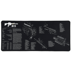 TAPIS DE SOURIS GAMING XXL 40X90 AR-15 Schematic Edition