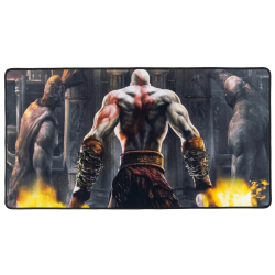 TAPIS DE SOURIS GAMING XXL 40X90 Go of War - Kratos Edition