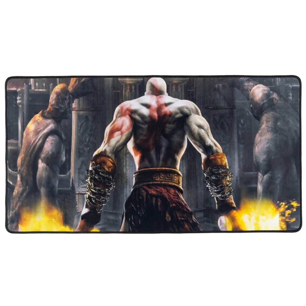 TAPIS DE SOURIS GAMING XXL 40X90 Go of War - Kratos Edition