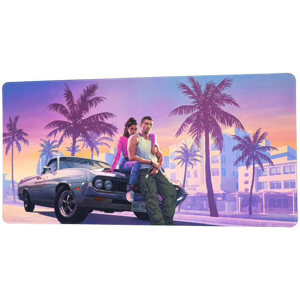 TAPIS DE SOURIS GAMING XXL 40X90 Grand Theft Auto (GTA 6) VOITURE