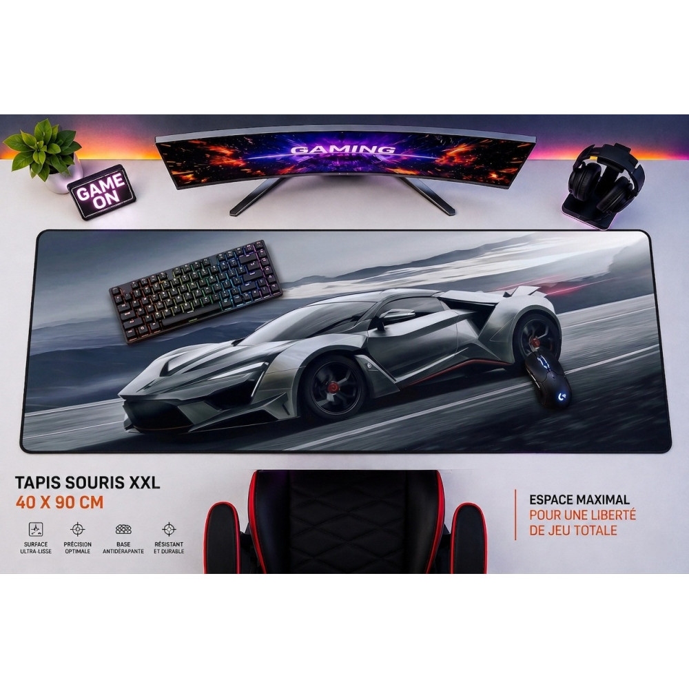 TAPIS DE SOURIS GAMING XXL 40X90 Lamborghini Terzo