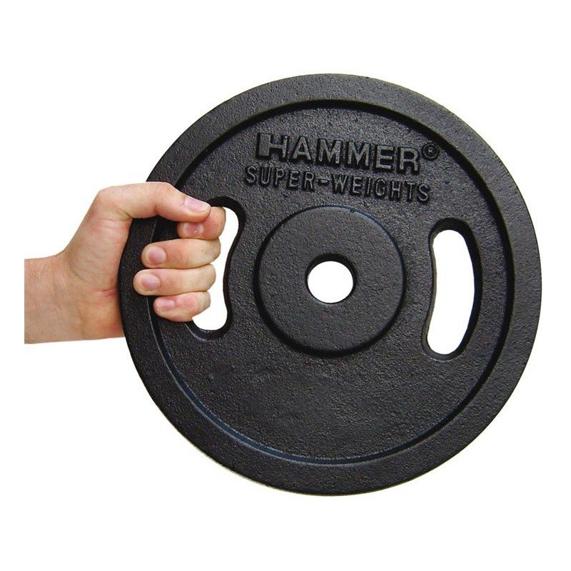 Paire de disques de musculation 2x 5 kg / Noir
