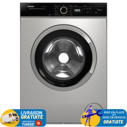 Machine à laver Frontale NEWSTAR MFA0810CT2DS / 8 KG / SILVER