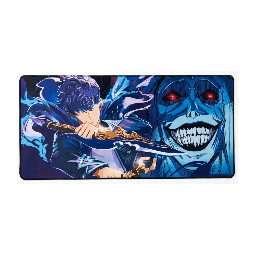 TAPIS DE SOURIS GAMING XXL 40X90 Solo Leveling / Shadow Monarch Edition