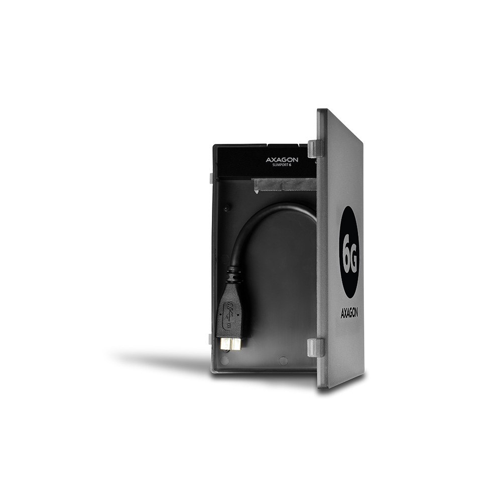 BOITIER externe/adaptateur USB 3.0 AXAGON ADSA-AS6-S-ATA 2.5" / GRIS