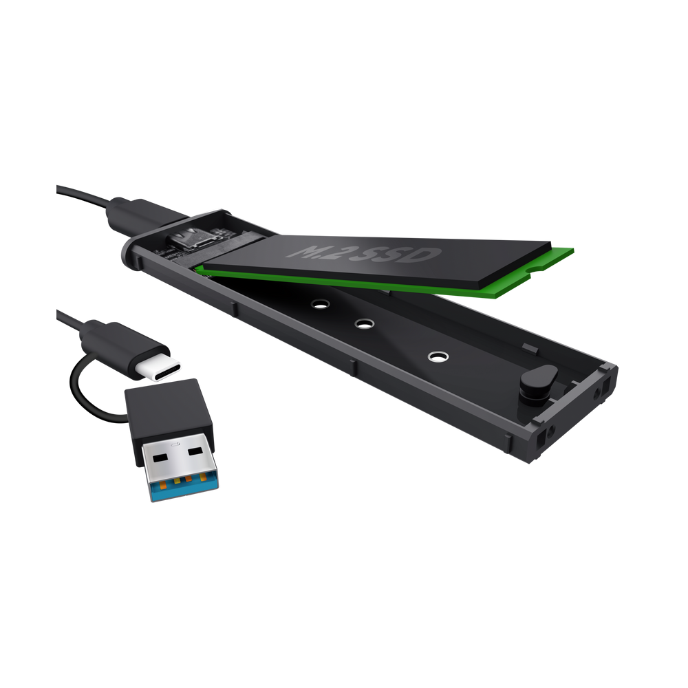 Boîtier Externe USB 3.2 Trust NVME M.2 / NOIR