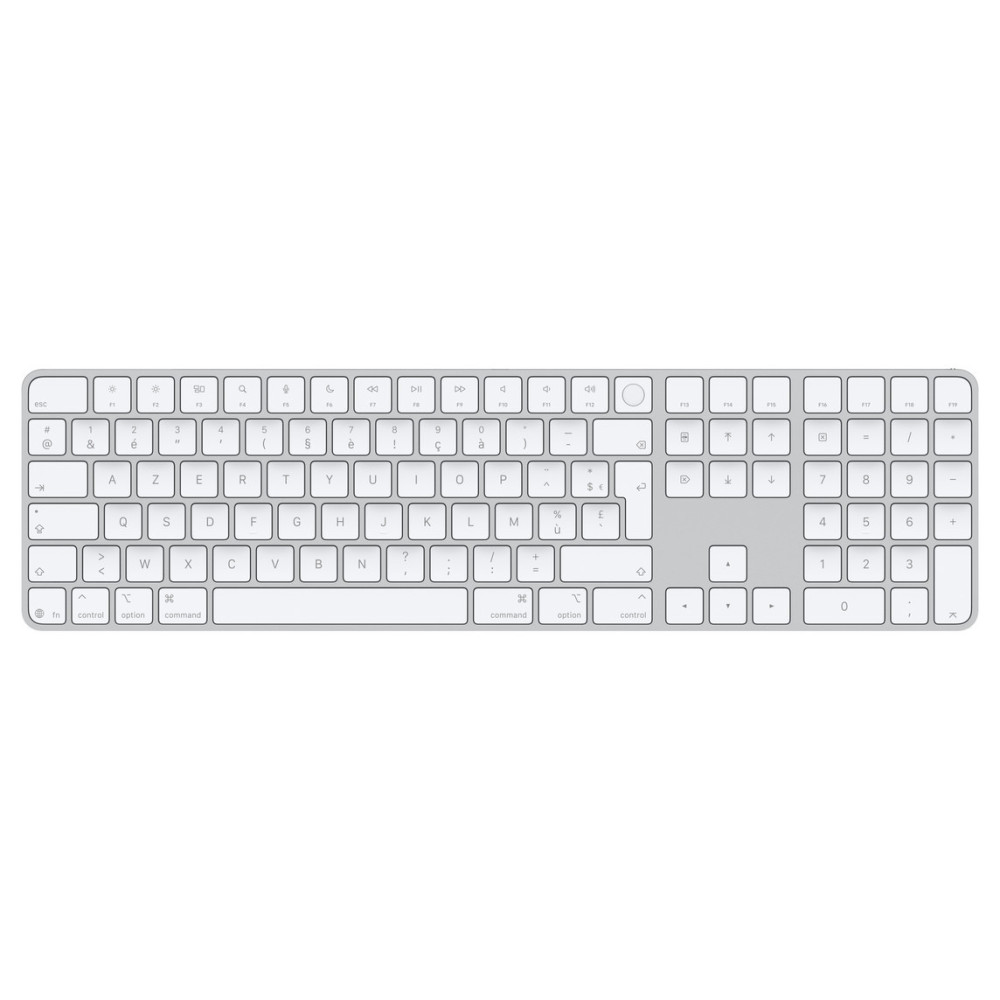 Clavier Apple Sans Fil / USB-C / AZERTY / Touch ID / Blanc