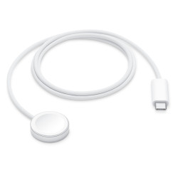 Câble de charge rapide magnétique vers USB‑C pour Apple Watch 1 m / Blanc