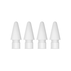 Lot de 4 Pointes pour Apple Pencil / Blanc