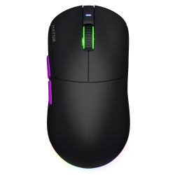 Souris sans fil Gamer Hator Quasar 3 Ultar 8K RGB / NOIR