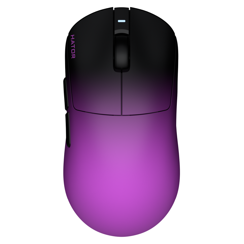 Souris sans fil Gamer Hator Quasar 3 Ultima 8k | Noir & Violet