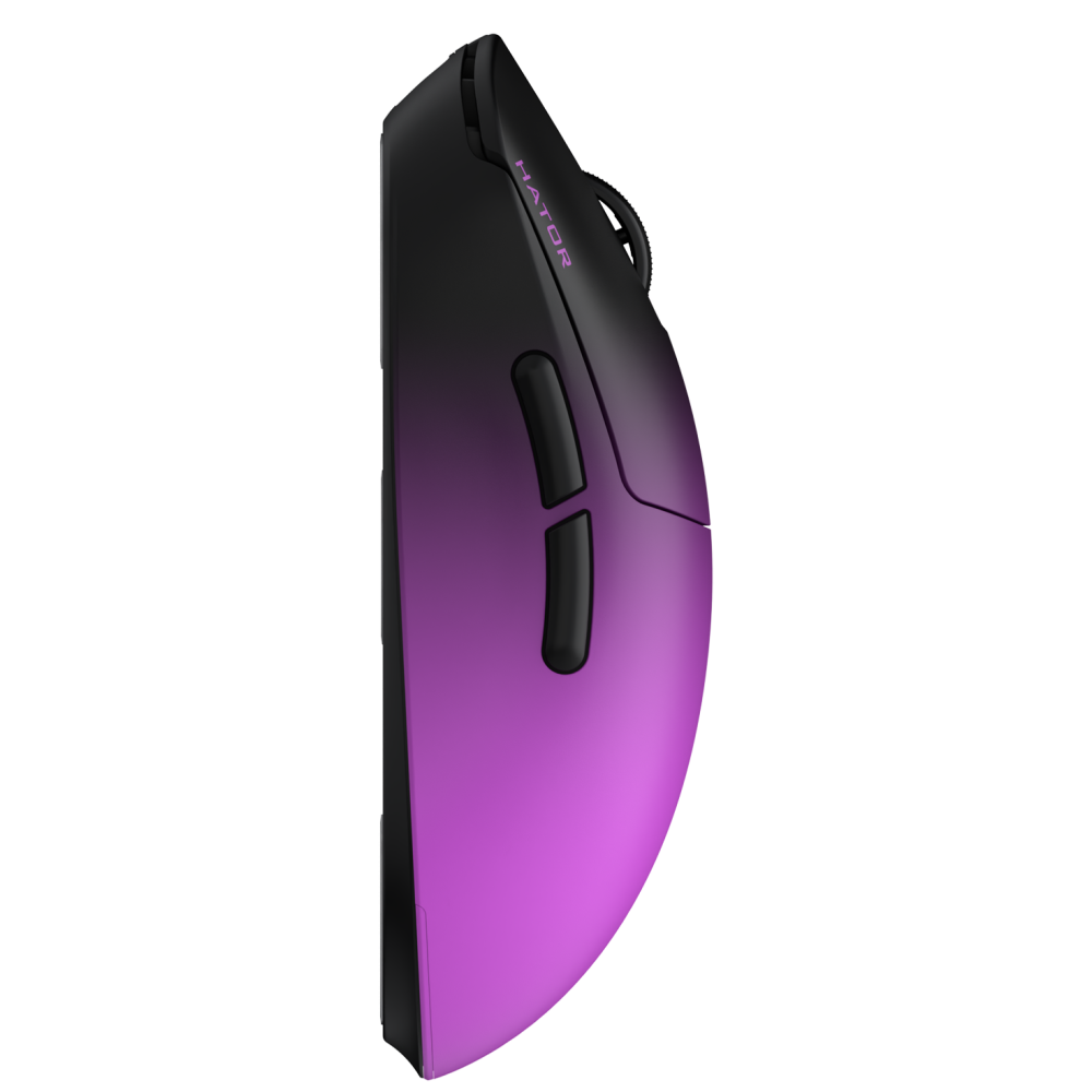 Souris sans fil Gamer Hator Quasar 3 Ultima 8k | Noir & Violet