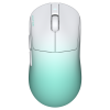 Souris sans fil Gamer Hator Quasar 3 Ultima 8k | Blanc & Vert