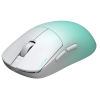 Souris sans fil Gamer Hator Quasar 3 Ultima 8k | Blanc & Vert