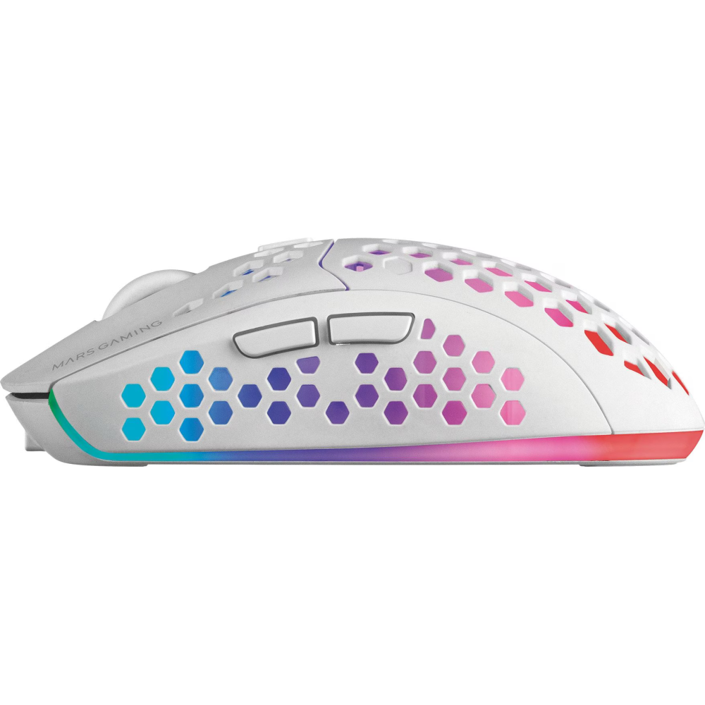 Souris sans fil Gamer Mars Gaming MMW3 RGB / BLANC